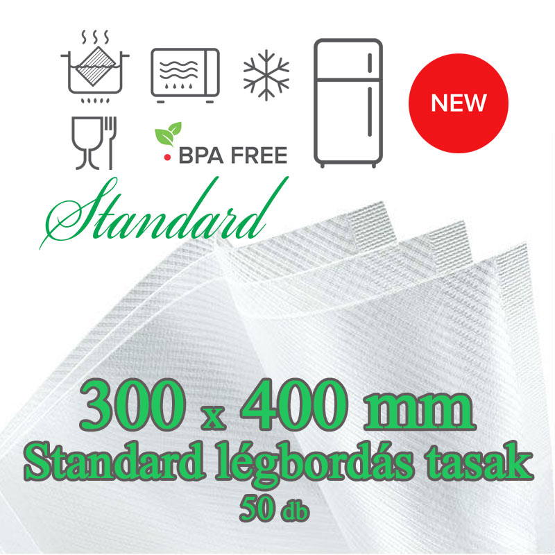 Magic Vac® Standard légbordás vákuumtasak 30 x 40 cm (50db)