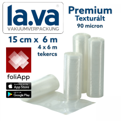 Lava Premium texturált vákuumfólia tekercs 15 x 600 cm (4 db/csom)