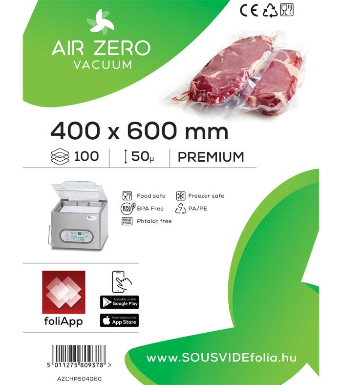 Air Zero Easypack vákuumtasak 40x60 cm (csak csomagoláshoz, 100 db)