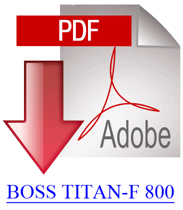 BOSS TITAN-F 800 Kamrás Vákuumgép