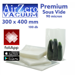 Vákuumtasak 300 x 400 mm sous vide minőség (100 db)