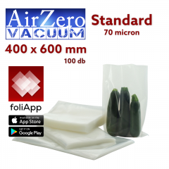 Vákuumtasak 400 x 600 mm Standard 70 micron (100 db)