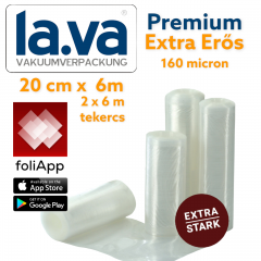 Lava ES-Vac extra erős vákuumfólia tekercs 20 x 600 cm (2 db/csomag)