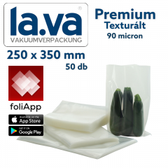 Lava Premium texturált vákuumzacskó 25 x 35 cm (50 db)