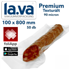 Lava Premium texturált vákuumzacskó 10 x 80 cm (50 db)