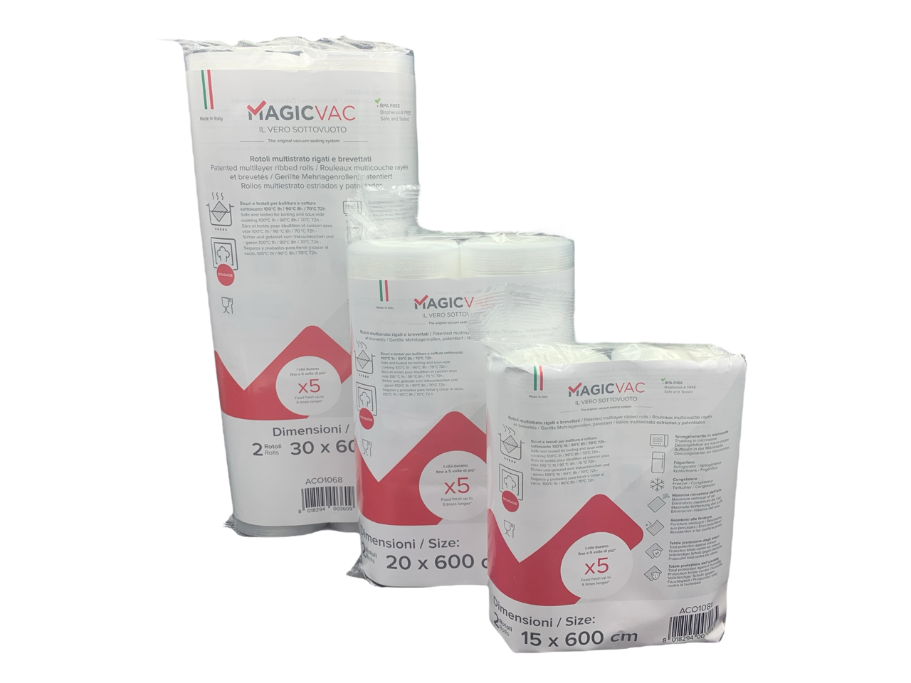 Magic Vac® vákuumfólia Super Pack (6 tekercs)