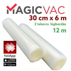 Magic Vac® légbordás vákuumfólia tekercs 30x600 cm