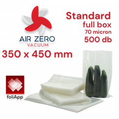 350 x 450 mm Air Zero Standard vákuumtasak 70 micron (500db)